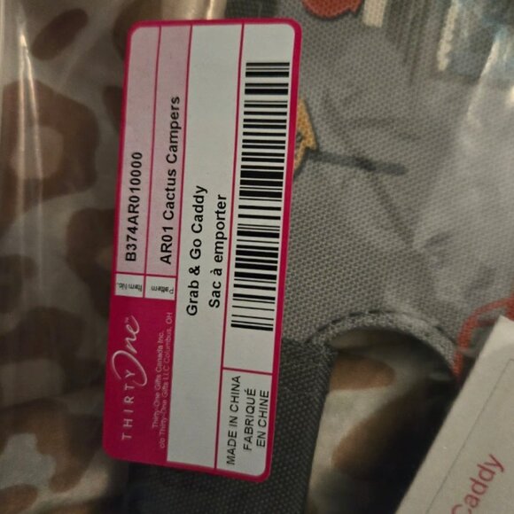 Thirty-One Gifts Grab n Go Caddy in Cactus Campers - Picture 3 of 4